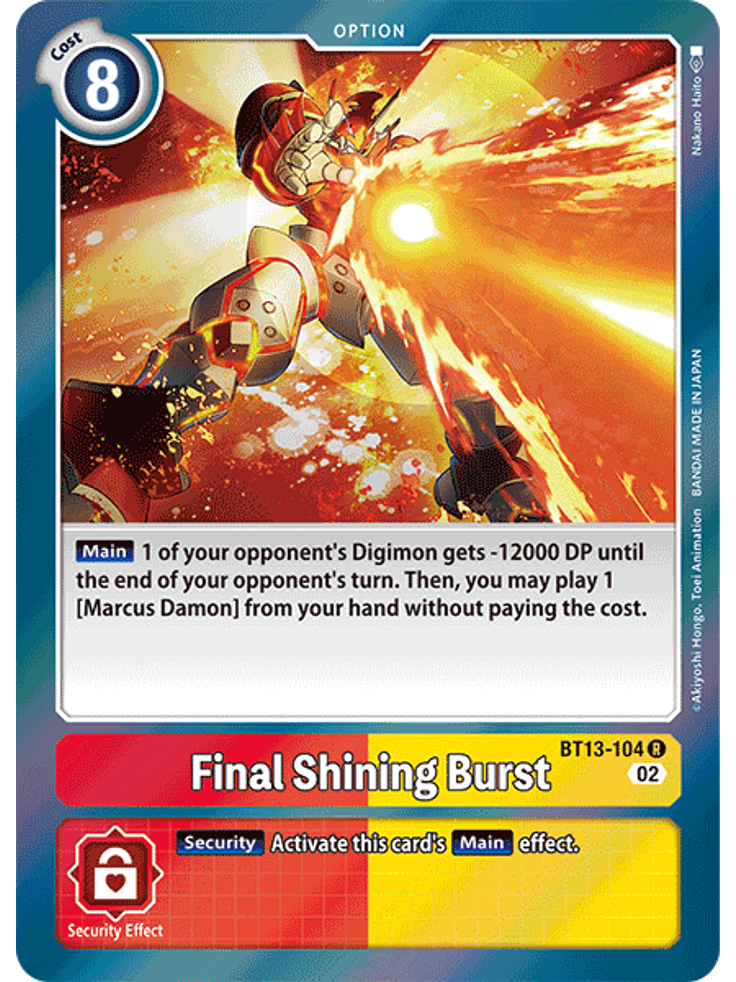 BT13-104 R Final Shining Burst 1