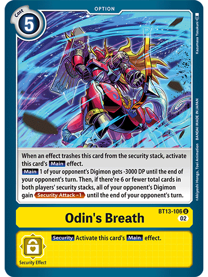 BT13-106 U Odin's Breath 1