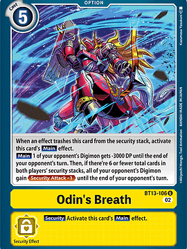 BT13-106 U Odin's Breath