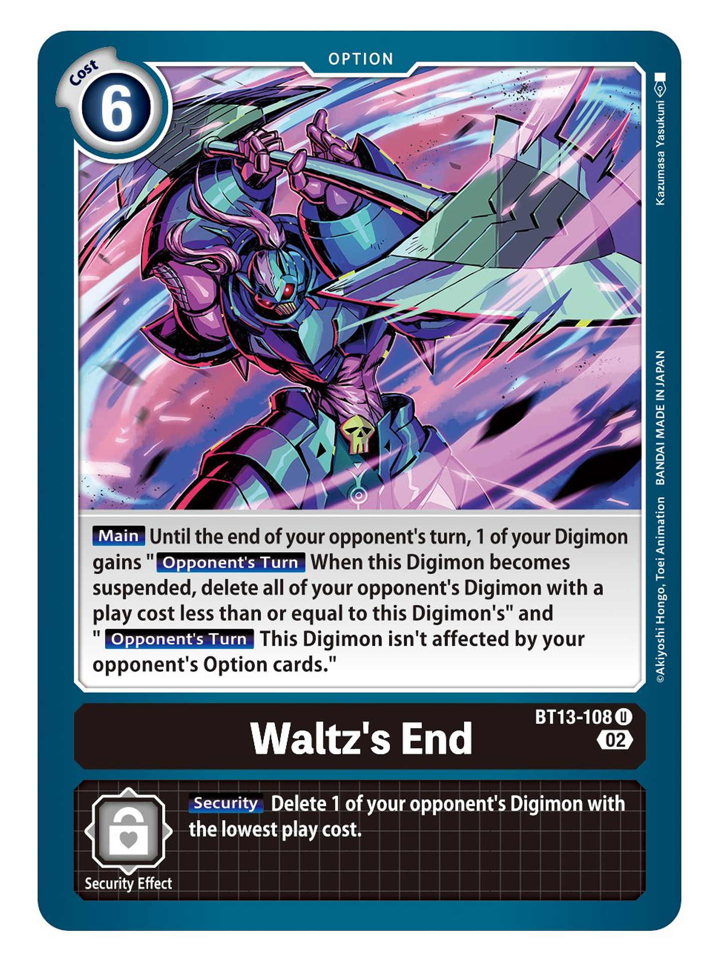 BT13-108 U Waltz's End 1