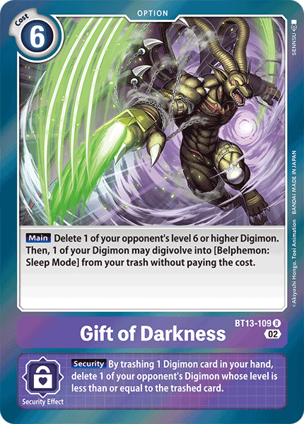 BT13-109 R Gift of Darkness