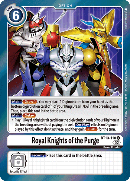 BT13-110 R Royal Knights of the Purge