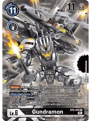 BT6-065 (Alternative Art) Gundramon