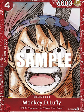 P-022 (Alternative Art) Monkey.D.Luffy