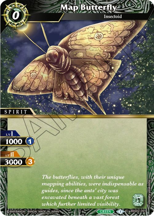 BSS02-091 C Map Butterfly