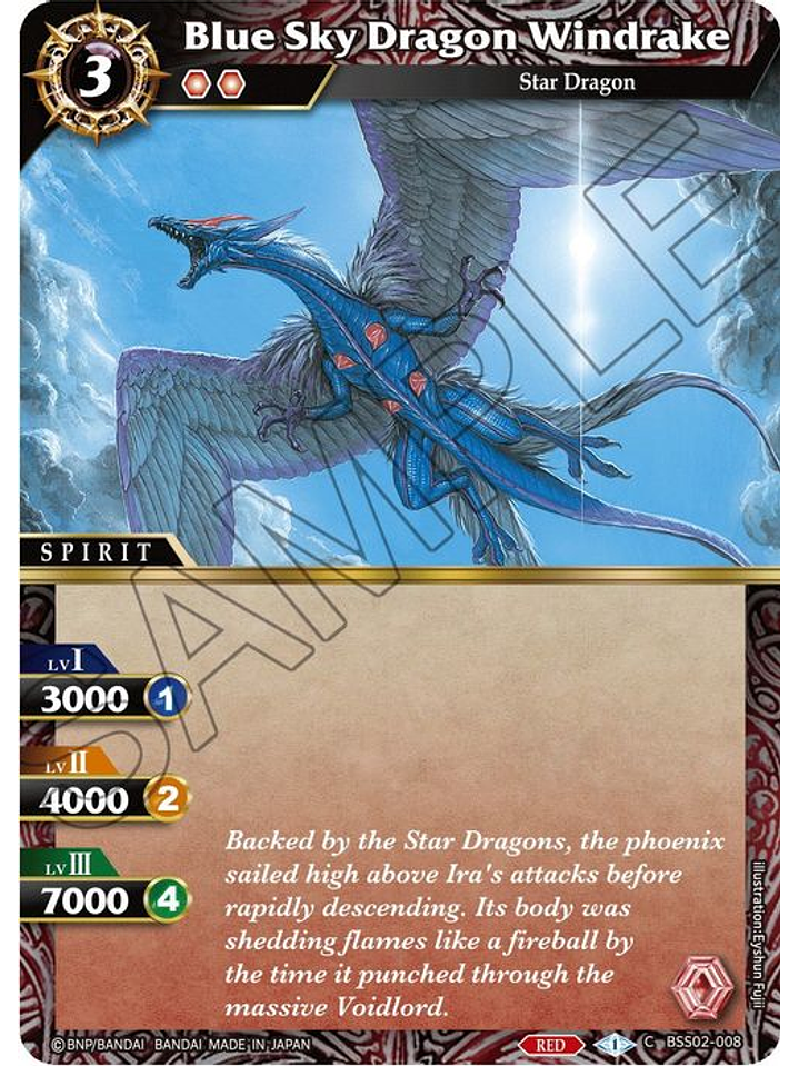 BSS02-008 C Blue Sky Dragon Windrake (FOIL) 1