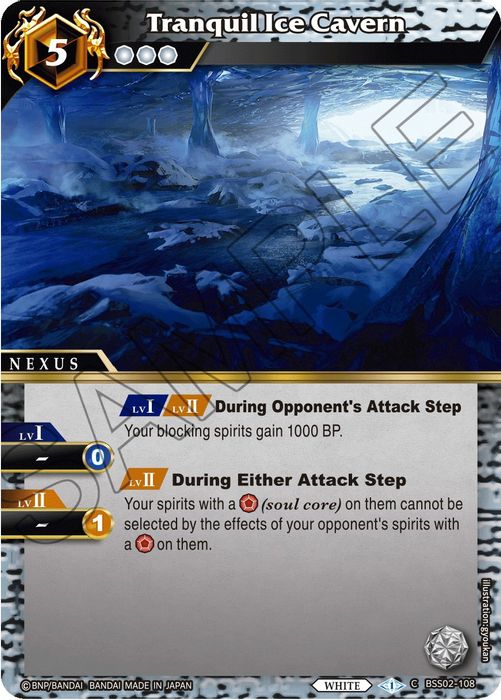 BSS02-108 C Tranquil Ice Cavern (FOIL)