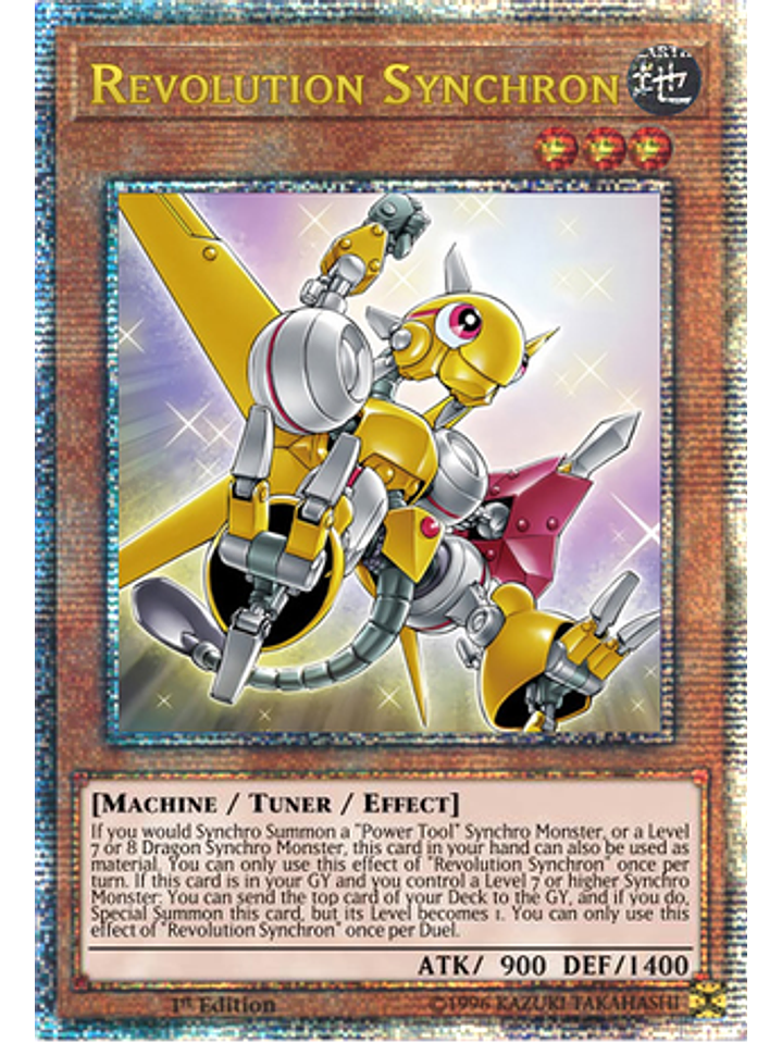 Revolution Synchron - DUNE-EN002 - Quarter Century Rare 1st Edition 1