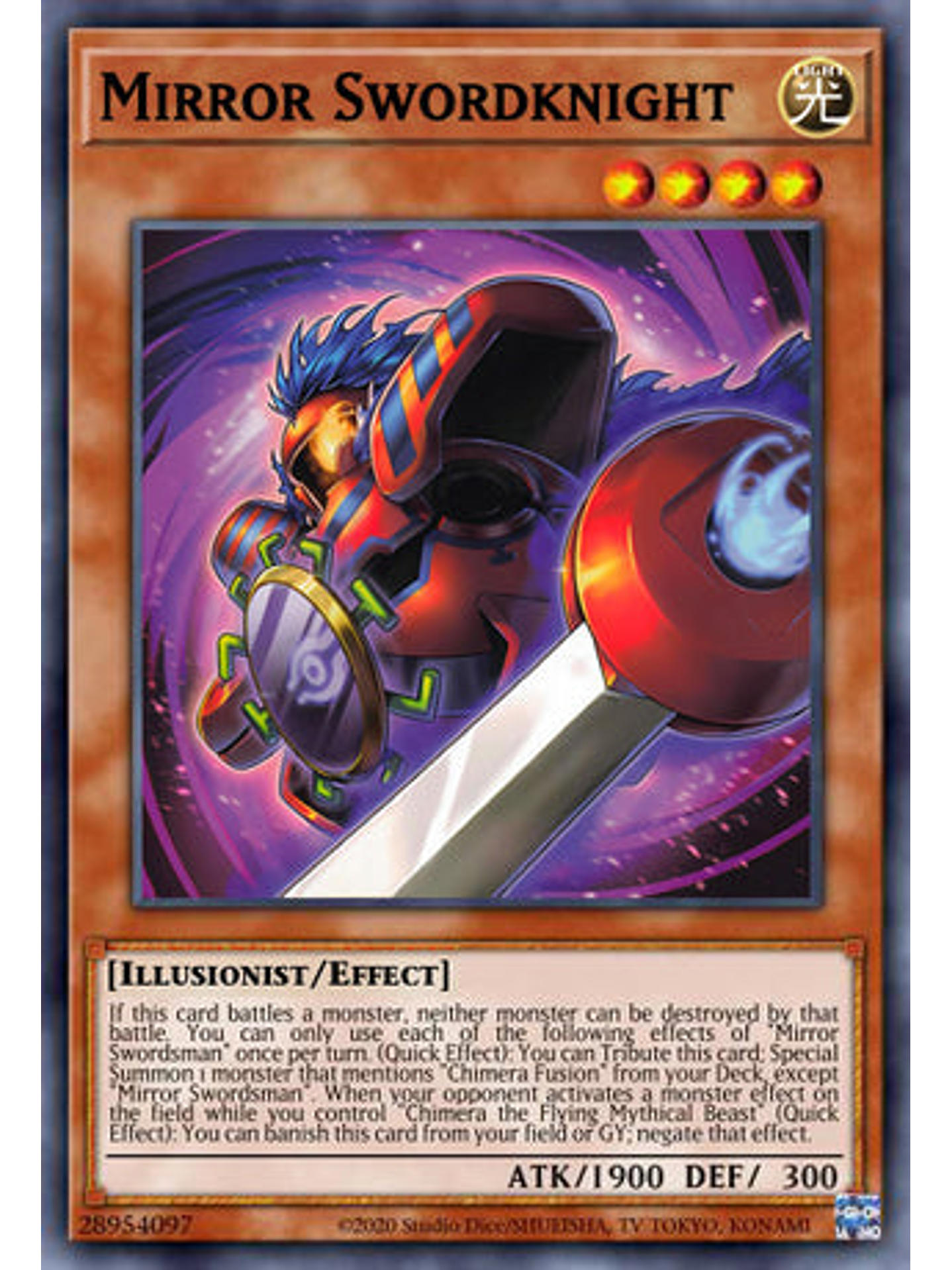 Mirror Swordknight - DUNE-EN006 - Super Rare 1st Edition 1