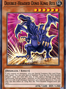 Double-Headed Dino King Rex - DUNE-EN007 - Common 1st Edition