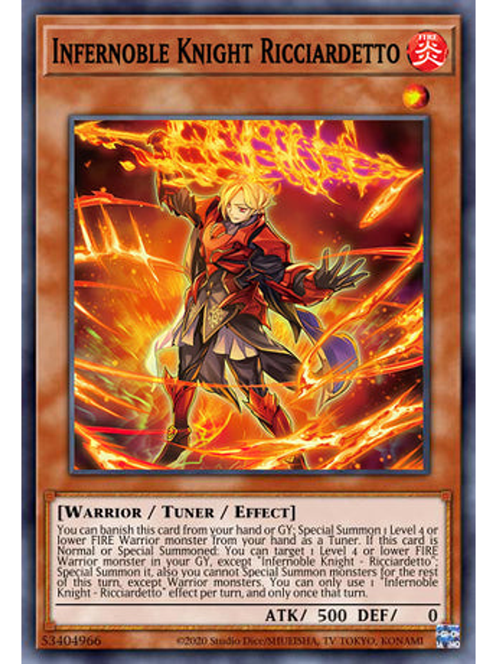 Infernoble Knight Ricciardetto - DUNE-EN013 - Super Rare 1st Edition 1