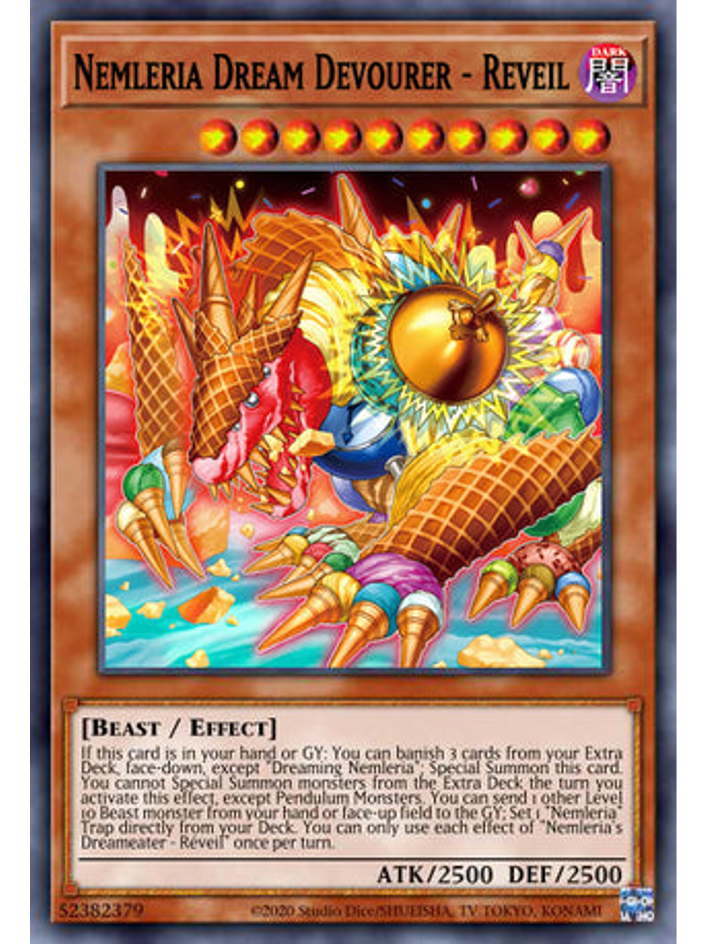 Nemleria Dream Devourer - Reveil - DUNE-EN016 - Common 1st Edition 1