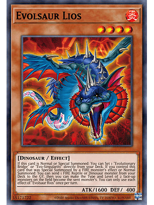 Evolsaur Lios - DUNE-EN018 - Common 1st Edition