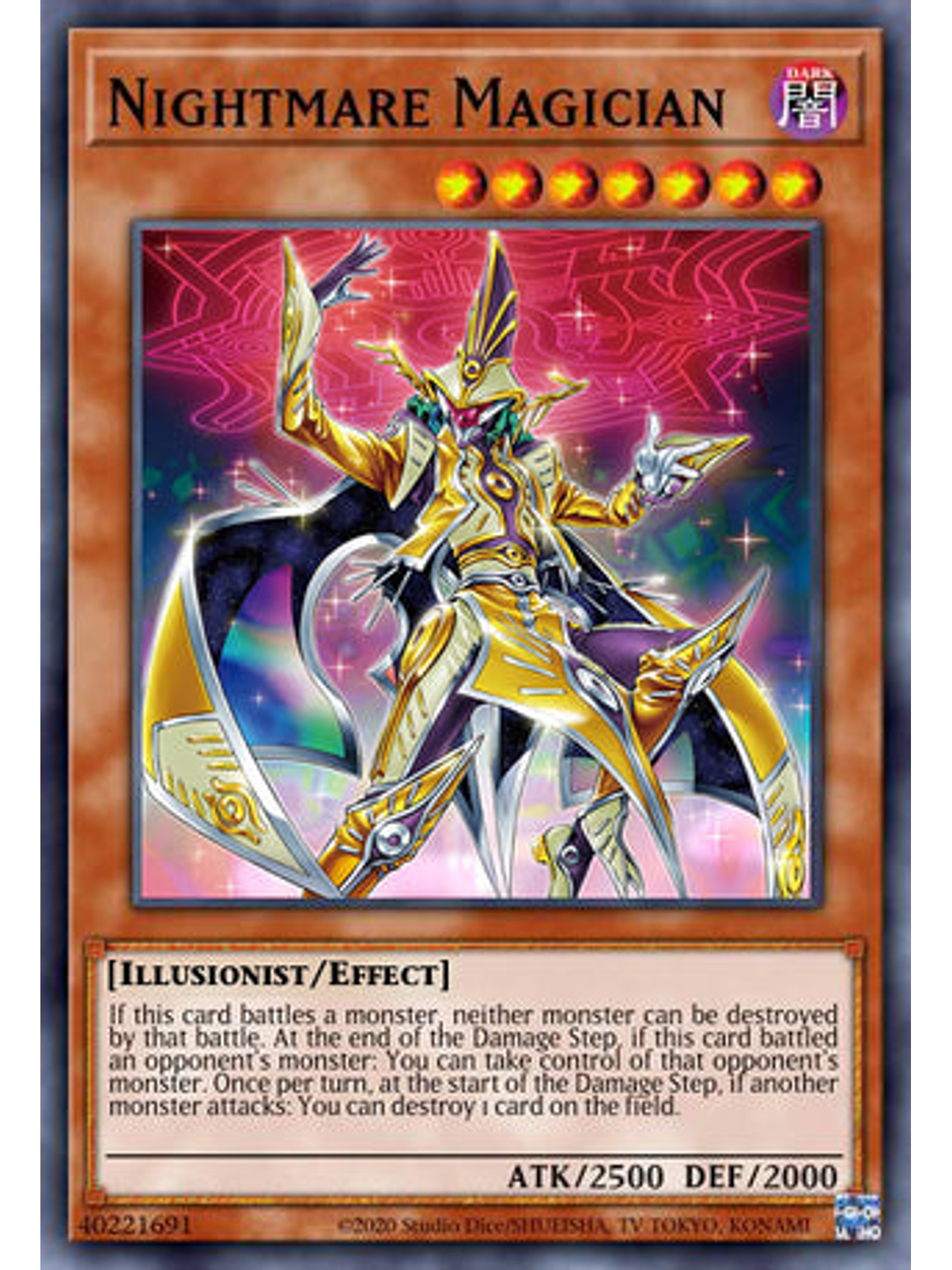 Nightmare Magician - DUNE-EN025 - Secret Rare 1st Edition 1
