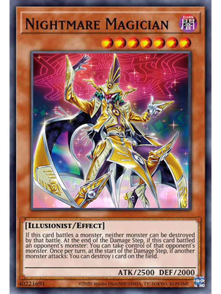 Nightmare Magician - DUNE-EN025 - Secret Rare 1st Edition 1