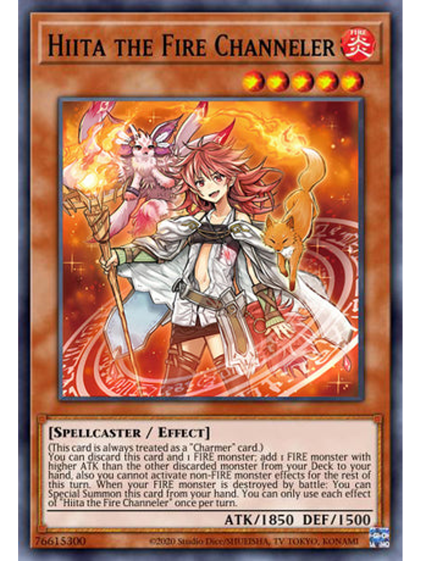 Hiita the Fire Channeler - DUNE-EN026 - Ultra Rare 1st Edition 1