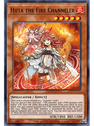 Hiita the Fire Channeler - DUNE-EN026 - Ultra Rare 1st Edition