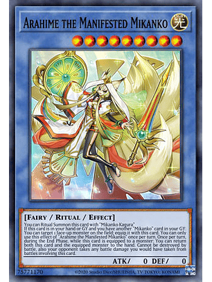 Arahime the Manifested Mikanko - DUNE-EN032 - Ultra Rare 1st Edition