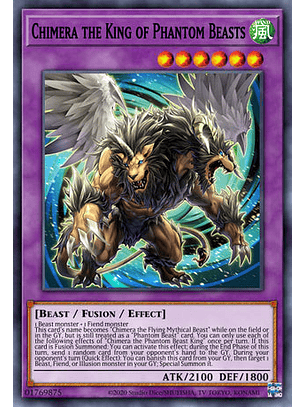 Chimera the King of Phantom Beasts - DUNE-EN033 - Ultra Rare 1st Edition