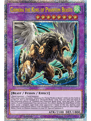 Chimera the King of Phantom Beasts - DUNE-EN033 - Quarter Century Rare 1st Edition