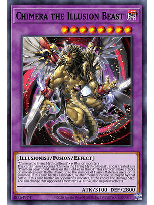 Chimera the Illusion Beast - DUNE-EN034 - Super Rare 1st Edition