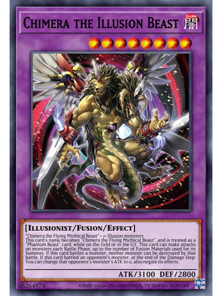 Chimera the Illusion Beast - DUNE-EN034 - Super Rare 1st Edition 1