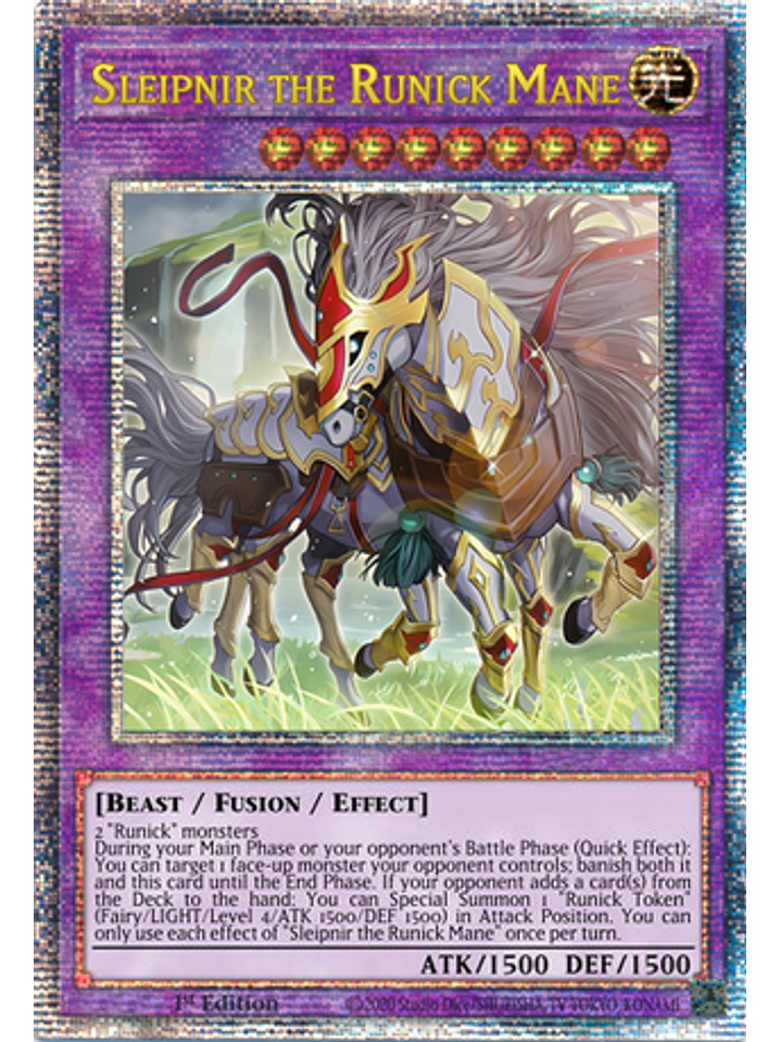 Sleipnir the Runick Mane - DUNE-EN035 - Quarter Century Rare 1st Edition 1