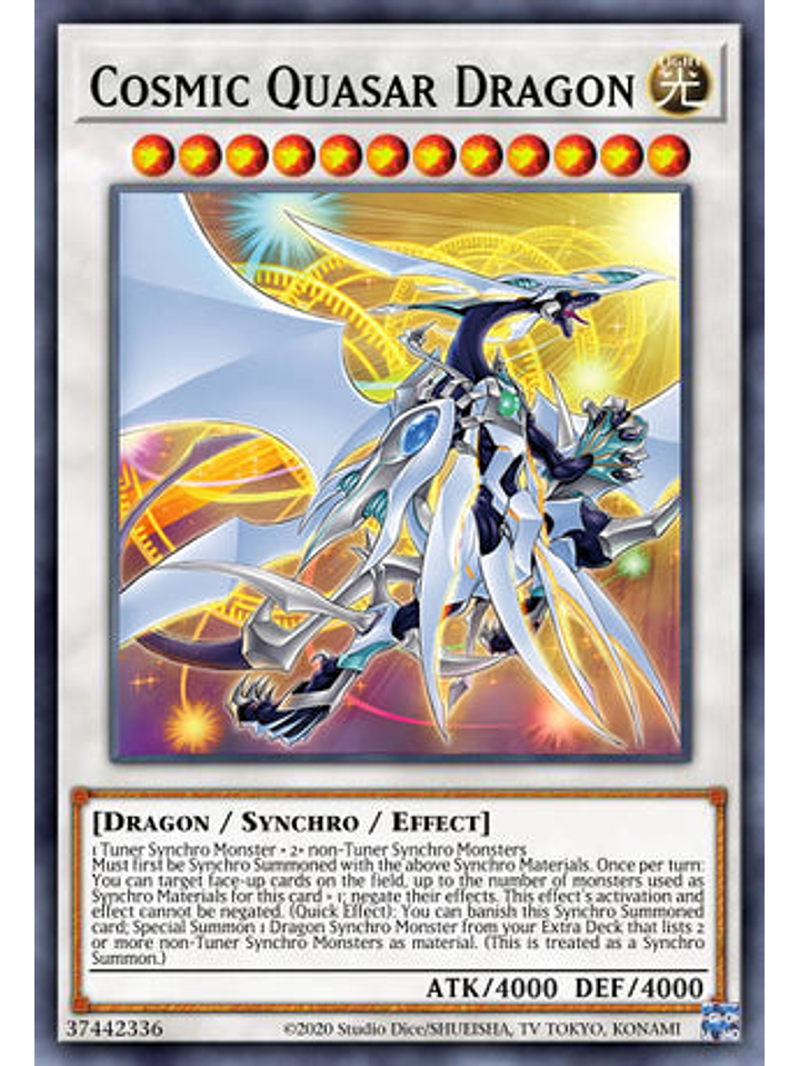 Cosmic Quasar Dragon - DUNE-EN037 - Ultra Rare 1st Edition 1