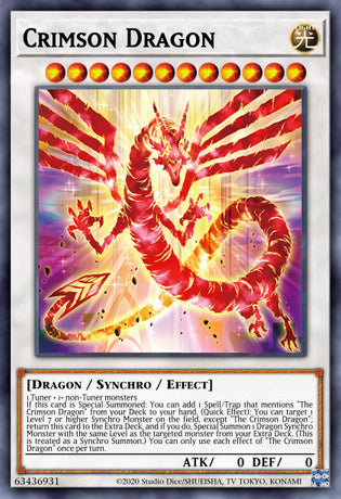 Crimson Dragon - DUNE-EN038 - Secret Rare 1st Edition