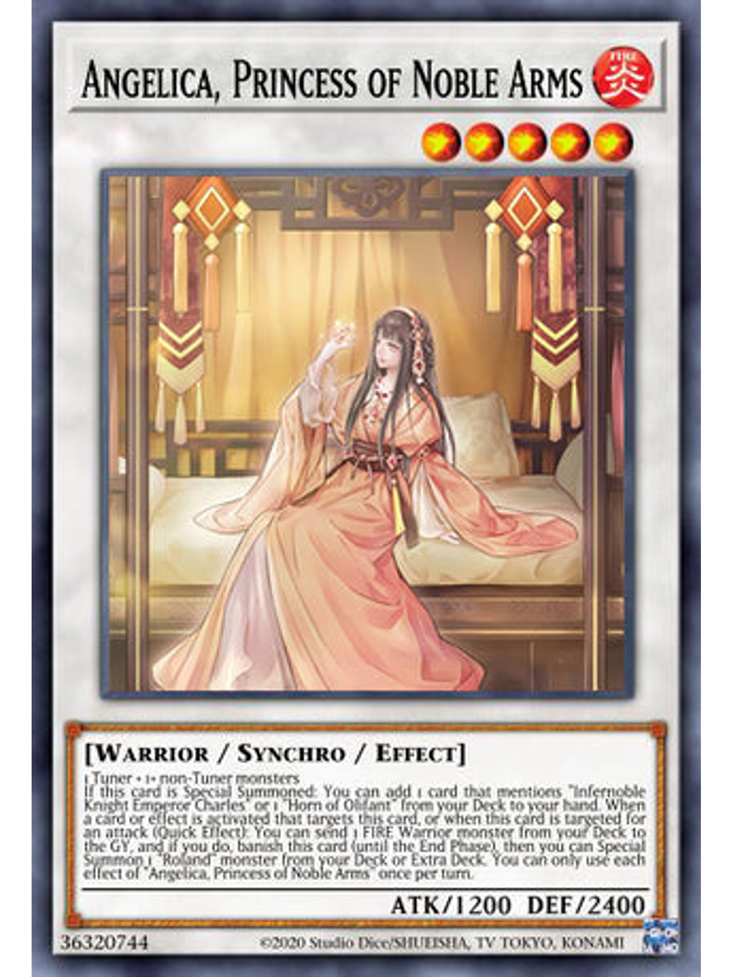 Angelica, Princess of Noble Arms - DUNE-EN040 - Ultra Rare 1st Edition 1
