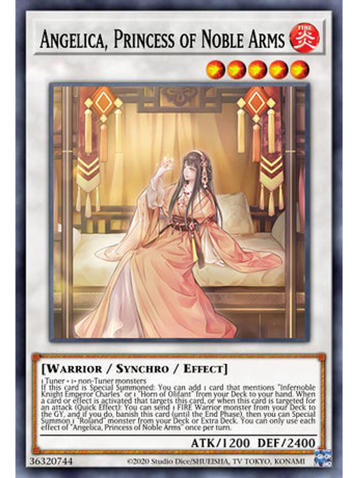 Angelica, Princess of Noble Arms - DUNE-EN040 - Ultra Rare 1st Edition 1