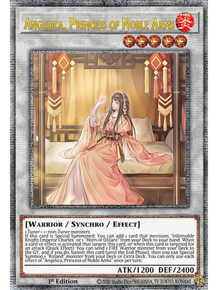 Angelica, Princess of Noble Arms - DUNE-EN040 - Quarter Century Rare 1st Edition