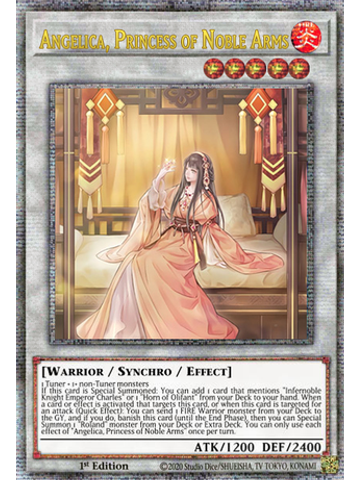 Angelica, Princess of Noble Arms - DUNE-EN040 - Quarter Century Rare 1st Edition 1