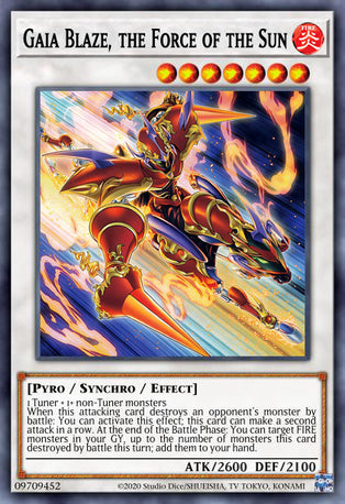 Gaia Blaze, the Force of the Sun - DUNE-EN042 - Common 1st Edition