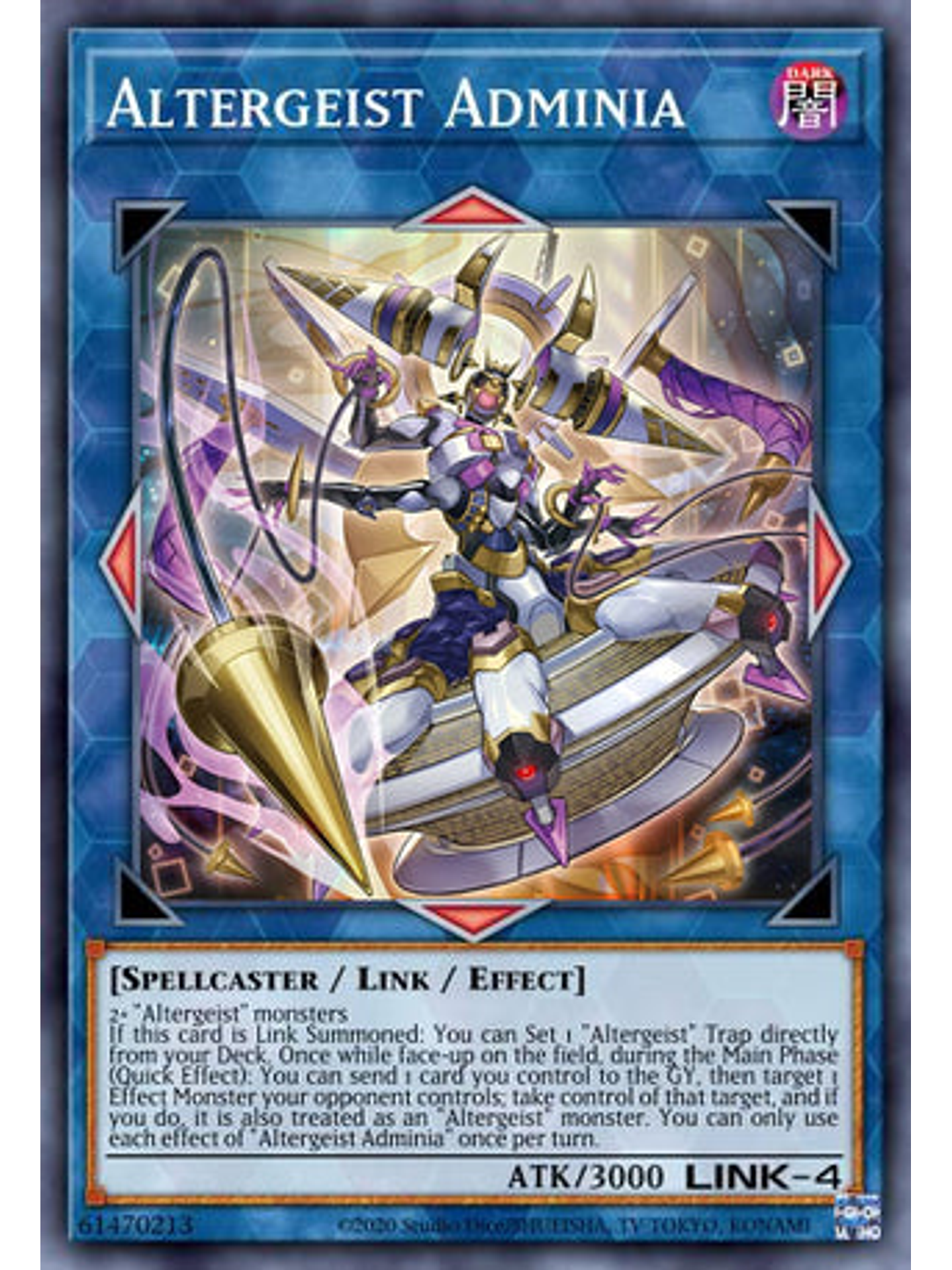 Altergeist Adminia - DUNE-EN047 - Ultra Rare 1st Edition 1