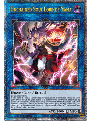 Unchained Soul Lord of Yama - DUNE-EN049 - Quarter Century Rare 1st Edition