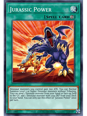Jurassic Power - DUNE-EN053 - Common 1st Edition