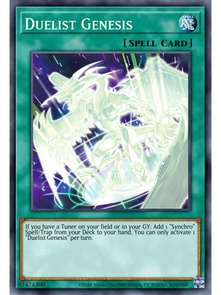 Duelist Genesis - DUNE-EN062 - Super Rare 1st Edition 1