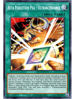 Beta Evolution Pill - Ultranscendance - DUNE-EN063 - Common 1st Edition