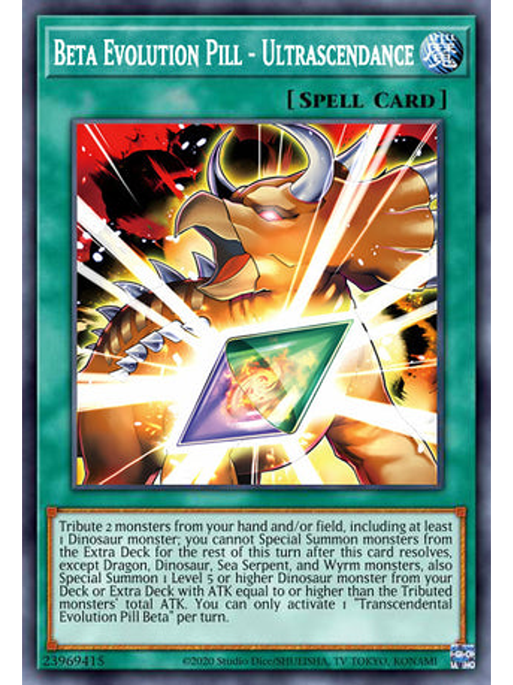 Beta Evolution Pill - Ultranscendance - DUNE-EN063 - Common 1st Edition 1