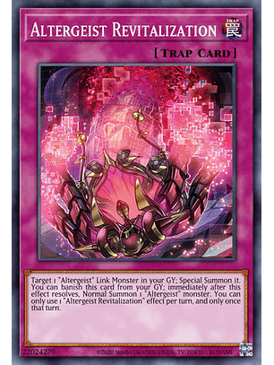 Altergeist Revitalization - DUNE-EN069 - Common 1st Edition