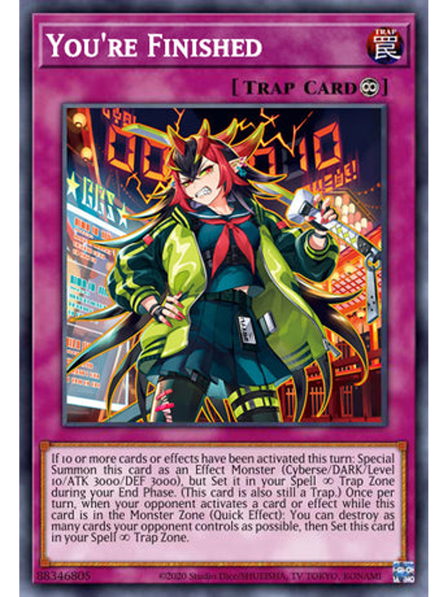 You're Finished - DUNE-EN080 - Super Rare 1st Edition 1