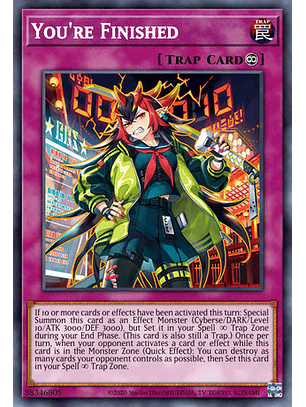 You're Finished - DUNE-EN080 - Super Rare 1st Edition