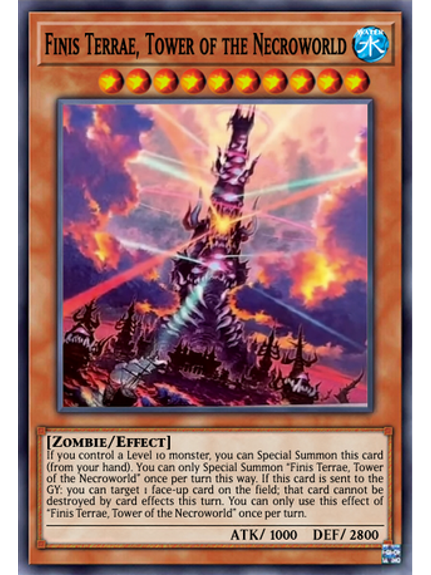 Finis Terrae, Tower of the Necroworld - DUNE-EN082 - Common 1st Edition 1