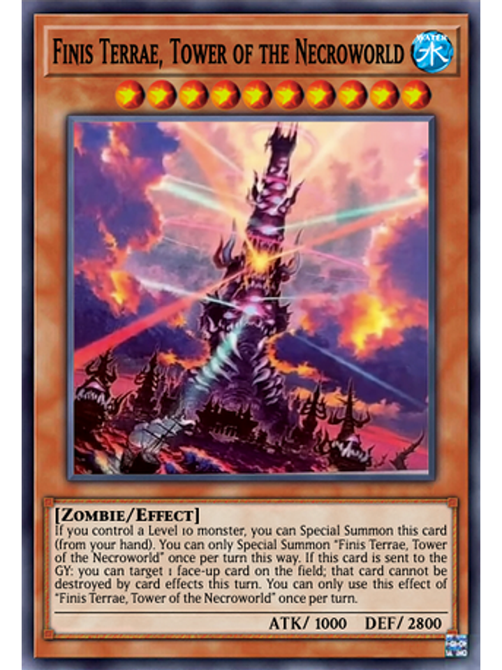 Finis Terrae, Tower of the Necroworld - DUNE-EN082 - Common 1st Edition 1