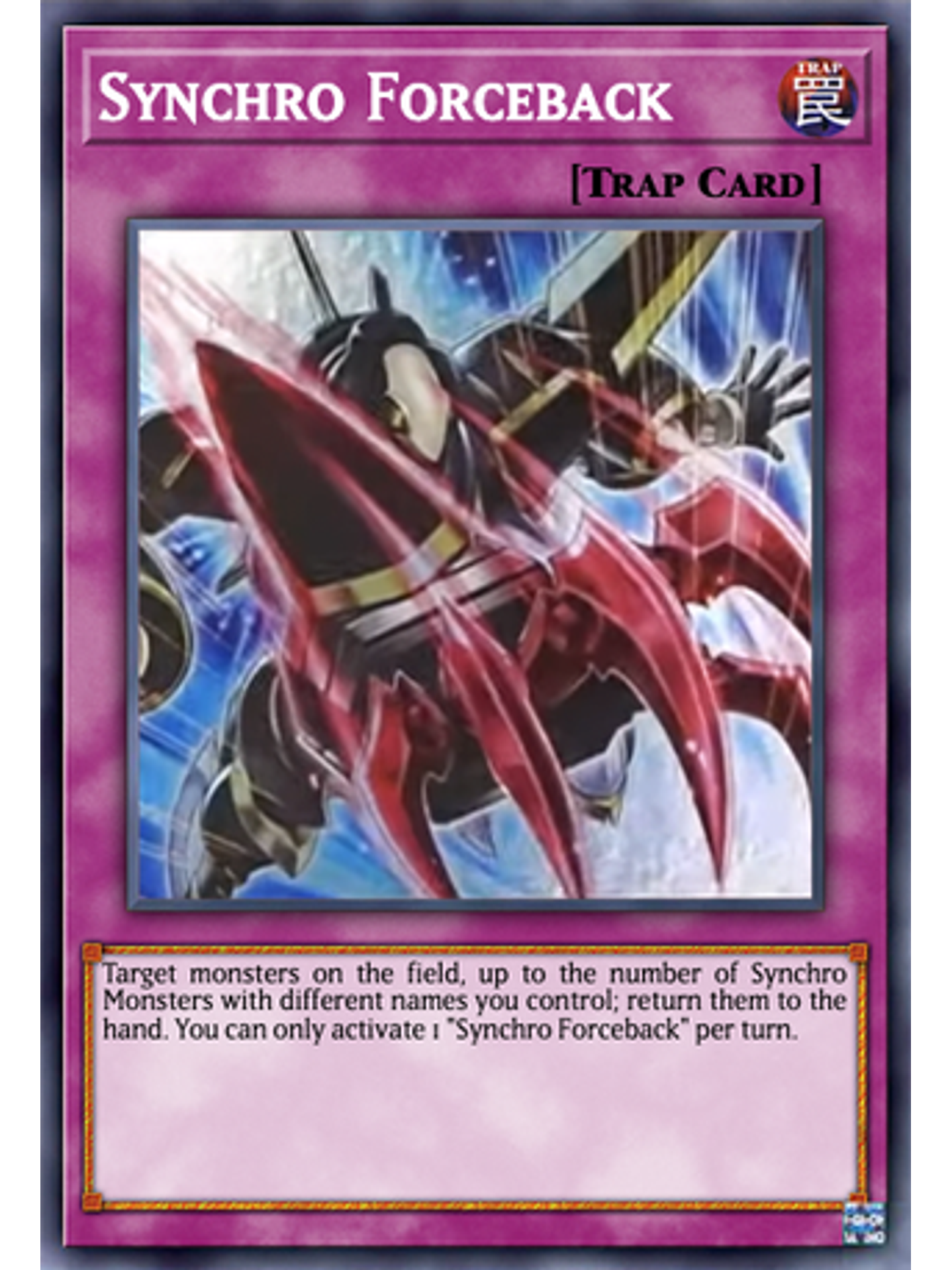 Synchro Forceback - DUNE-EN085 - Super Rare 1st Edition 1