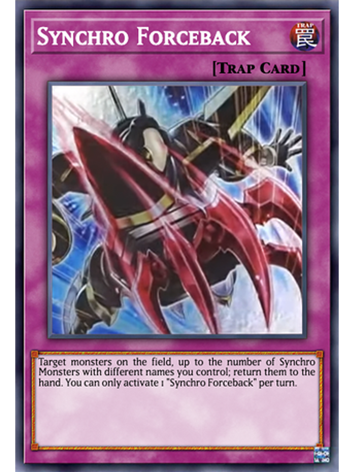 Synchro Forceback - DUNE-EN085 - Super Rare 1st Edition 1