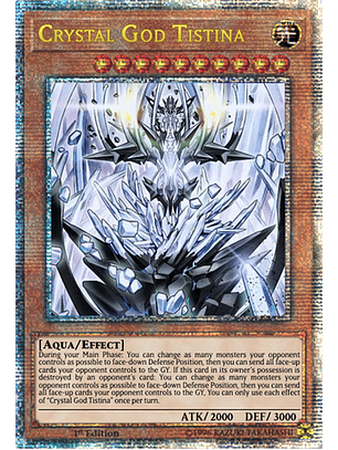 Crystal God Tistina - DUNE-EN089 - Quarter Century Rare 1st Edition