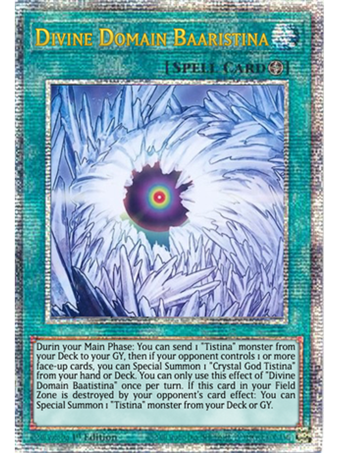 Divine Domain Baatistina - DUNE-EN090 - Quarter Century Rare 1st Edition 1