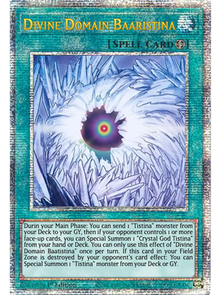 Divine Domain Baatistina - DUNE-EN090 - Quarter Century Rare 1st Edition 1